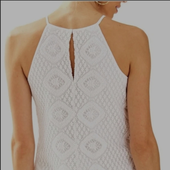 Lilly Pulitzer Reema lace halter top size small - Picture 4 of 8